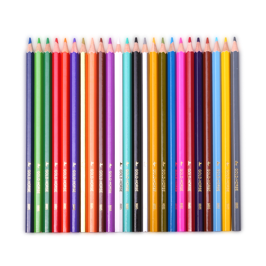 8885Hexagonal color pencil,medium lead