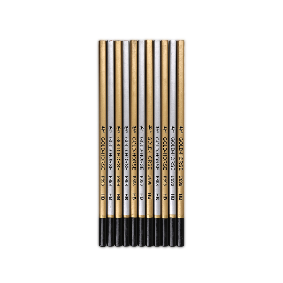 F898Square shape HB pencil