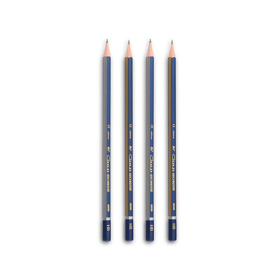 9800Blue/gold stripe pencil,dipping end